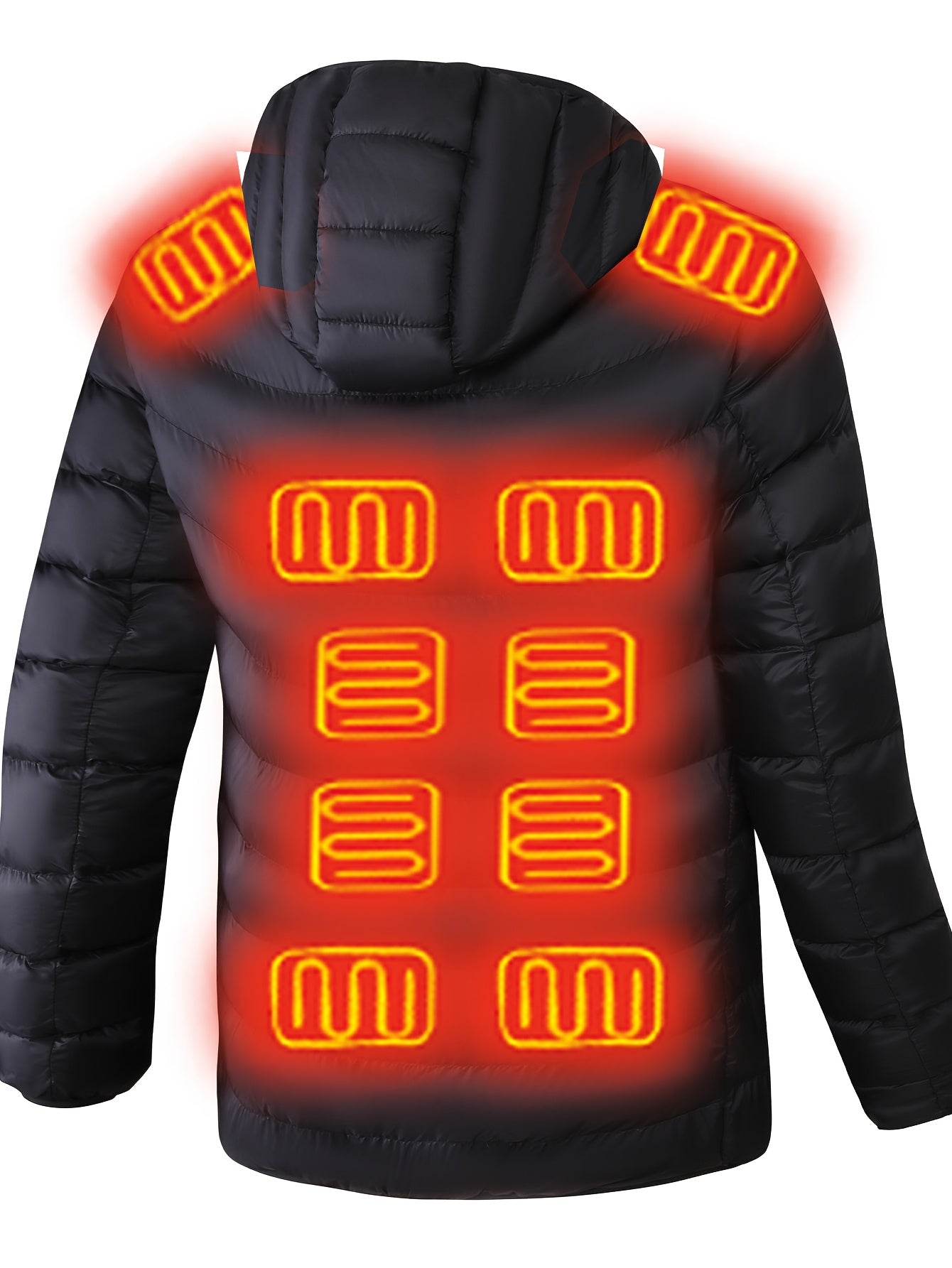 Men’s Smart Heated Jacket with 21 Heating Zones