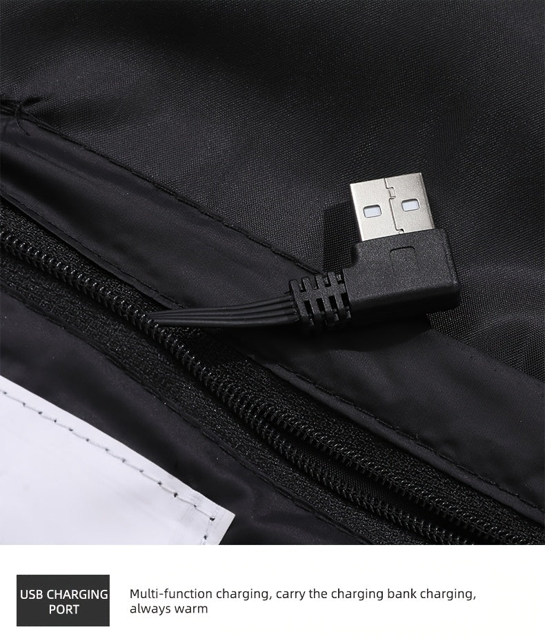 Men’s Smart Heated Jacket with 21 Heating Zones