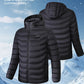Men’s Smart Heated Jacket with 21 Heating Zones