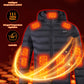 Men’s Smart Heated Jacket with 21 Heating Zones
