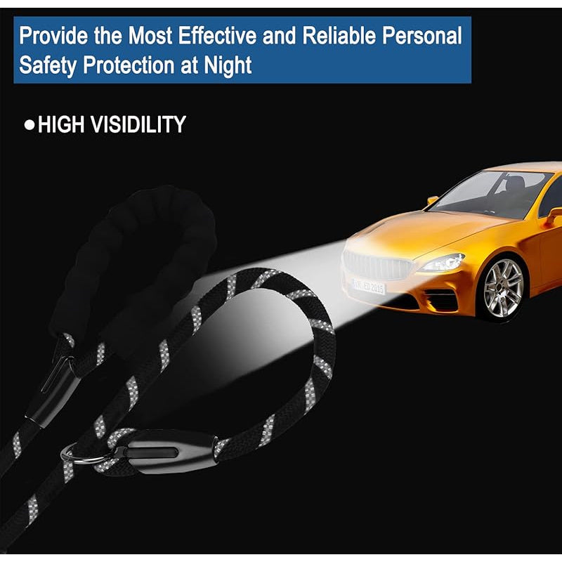 Premium Heavy Duty 6 FT Rope Dog Leash with Padded Handle