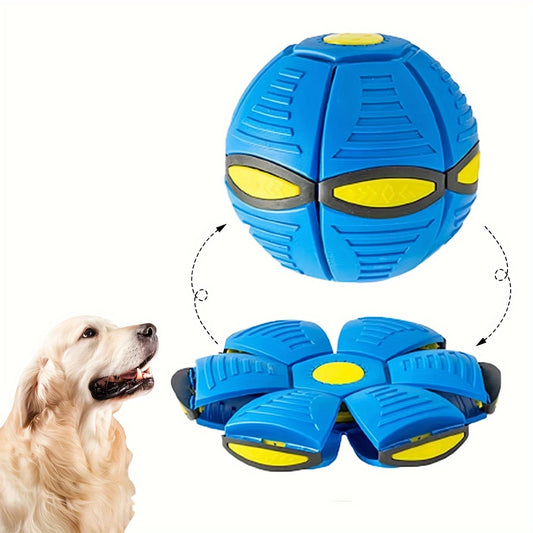 Flying Saucer Bounce Ball, Pet Toy Flying Saucer Ball for Dogs, Bouncy balls