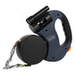 3M Dual Dog Leash Roulette: Double-Ended Retractable Leash with Flashlight & Waste Bag Holder