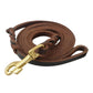 "Stylish dog leash crafted from genuine leather"