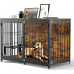 Modern Wooden Dog Crate | Decorative Pet House & End Table for Large & Medium Dogs