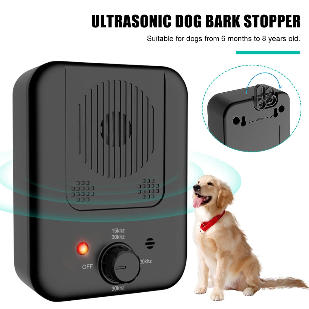 MODUS Anti-Bark Device - Rechargeable Ultrasonic Bark Control For Dogs With 3 Modes