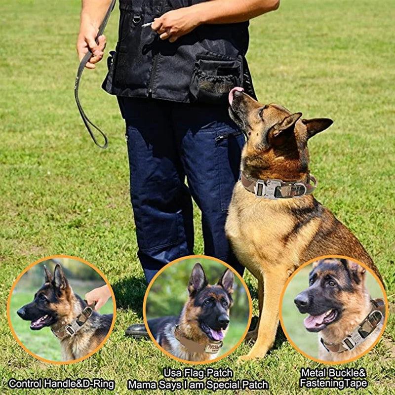 Tactical Dog Collar Set Durable & Comfortable - Leash The Love