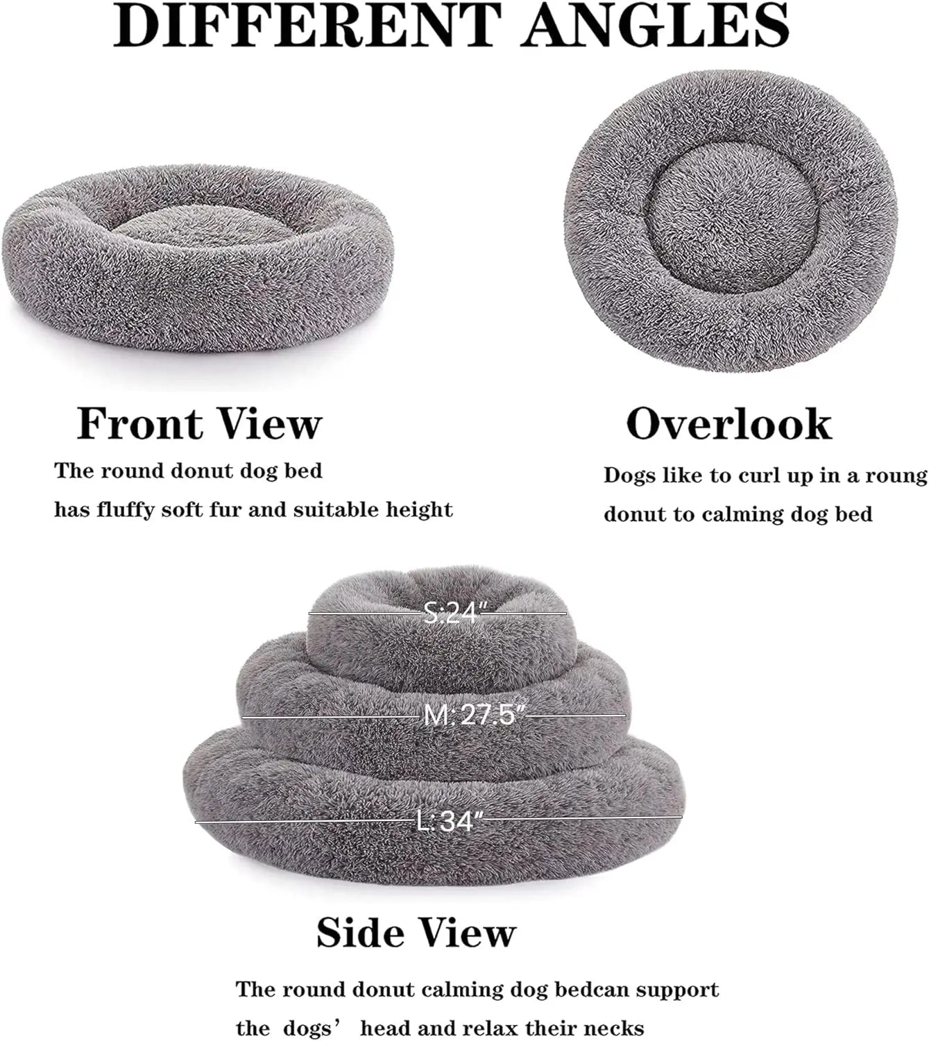 Calming Donut Dog Bed