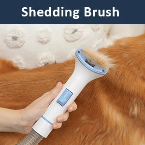 Pet Grooming Vacuum Use Conical 360-degree Air Intake Metal Mesh Design