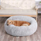 Calming Donut Dog Beds Cuddler, Dog Beds for Medium Large Dogs, Indoor Dog Calming Beds Large,30''