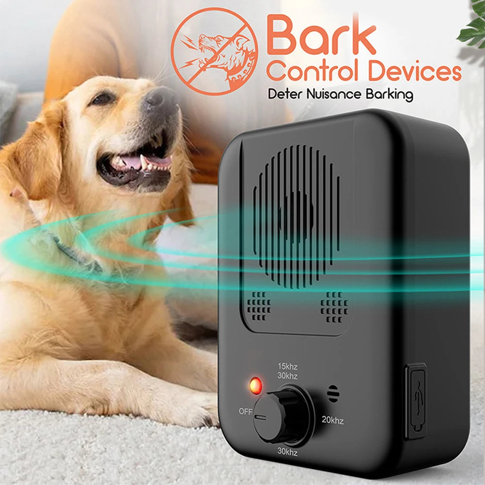 Anti-Barking Ultrasonic Dog Bark Stopper | Rechargeable Dog Deterrent & Pet Repeller 🐶🔇