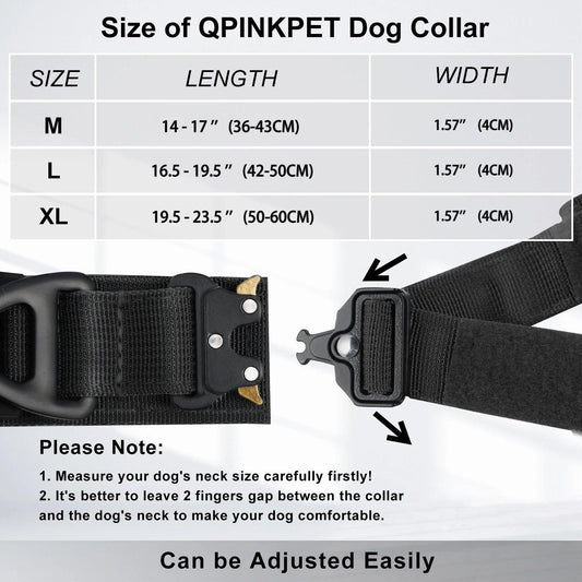 Stylish AirTag Dog Collar with Handle - Leash The Love