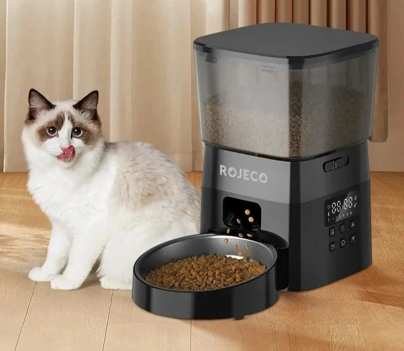 ROJECO Automatic Pet Feeder Button Version 2L - Leash The Love