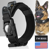 Stylish AirTag Dog Collar with Handle - Leash The Love