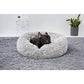 Calming Donut Dog Beds Cuddler, Dog Beds for Medium Large Dogs, Indoor Dog Calming Beds Large,30''