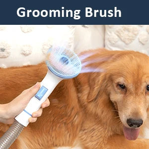 Pet Grooming Vacuum Use Conical 360-degree Air Intake Metal Mesh Design