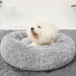 Calming Donut Dog Beds Cuddler, Dog Beds for Medium Large Dogs, Indoor Dog Calming Beds Large,30''