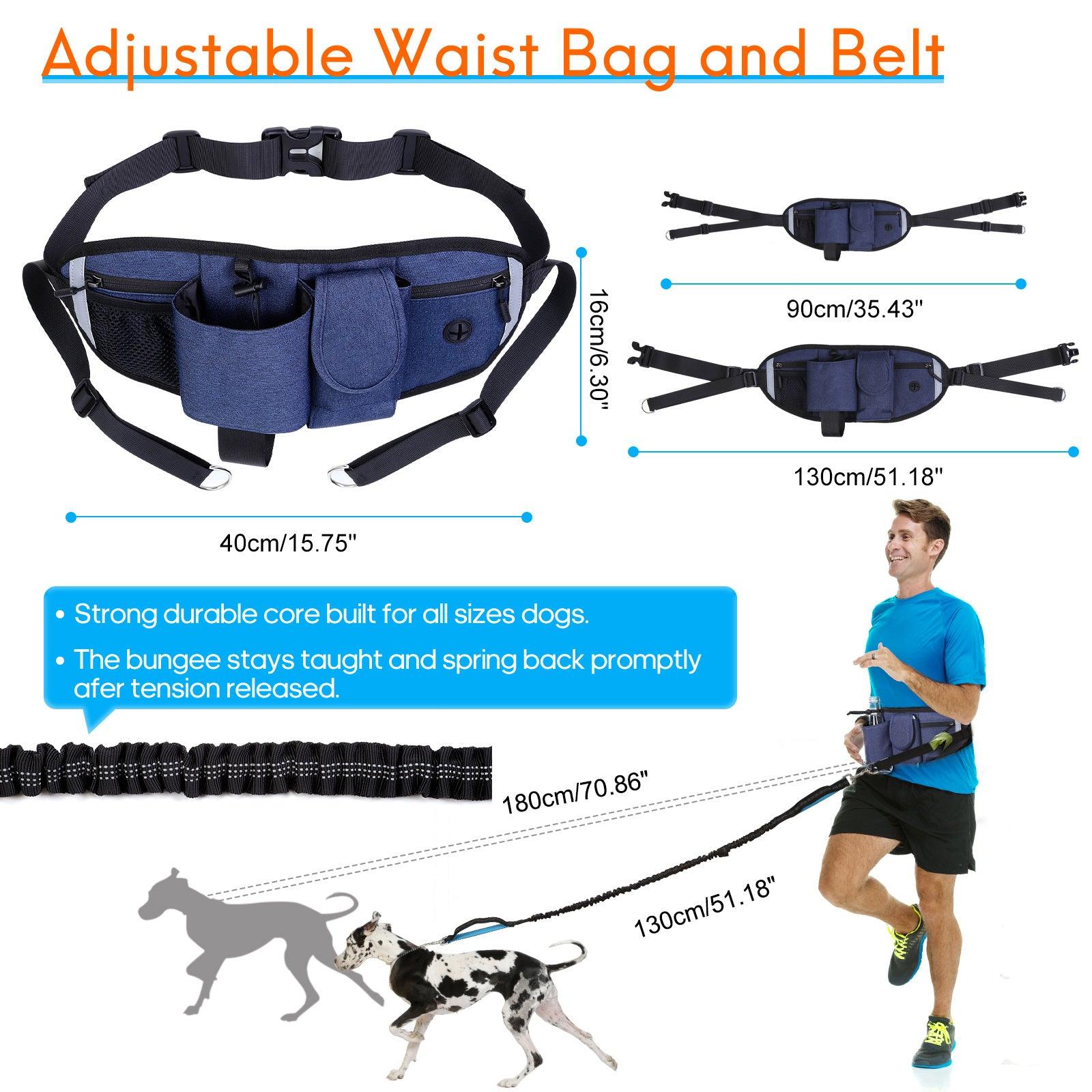 Hands-Free Waist Bag Dog Leash - Leash The Love