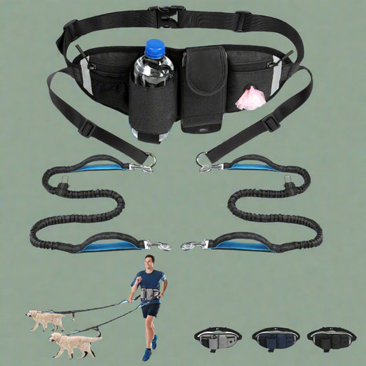 "Convenient hands-free leash for active pet owners"