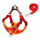 Comfortable and adjustable puppy harness with leash.