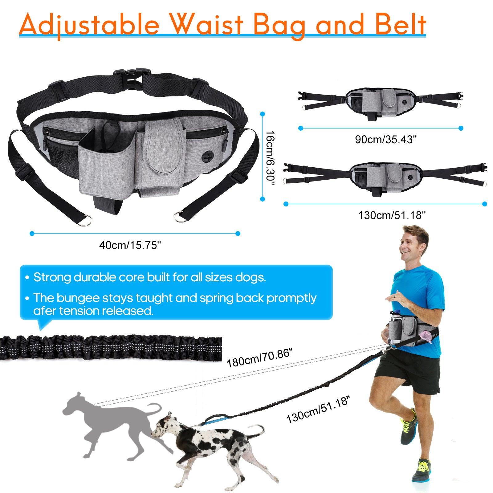 Hands-Free Waist Bag Dog Leash - Leash The Love