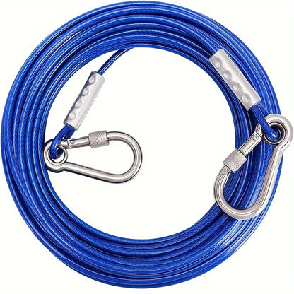 Power Dog Leash With Steel Frame 15, 20, 30, 40, 100 Ft Heavy Duty Leash Up To 250 Lbs Training Yard And Patio